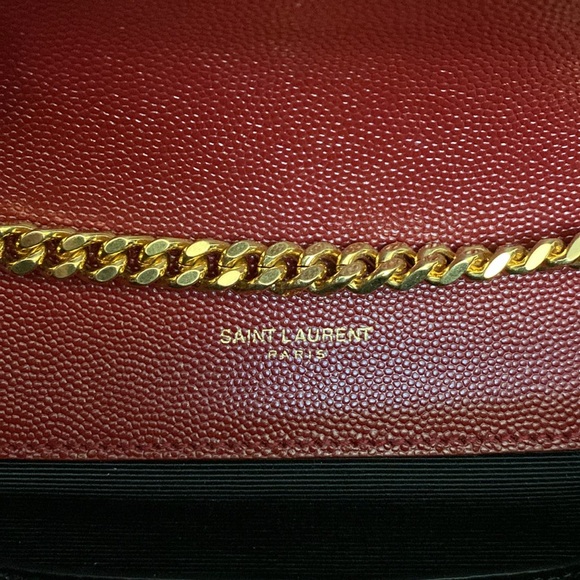 A114- π― % authentic Small YSL Envelope Shoulder bag - Picture 12 of 17